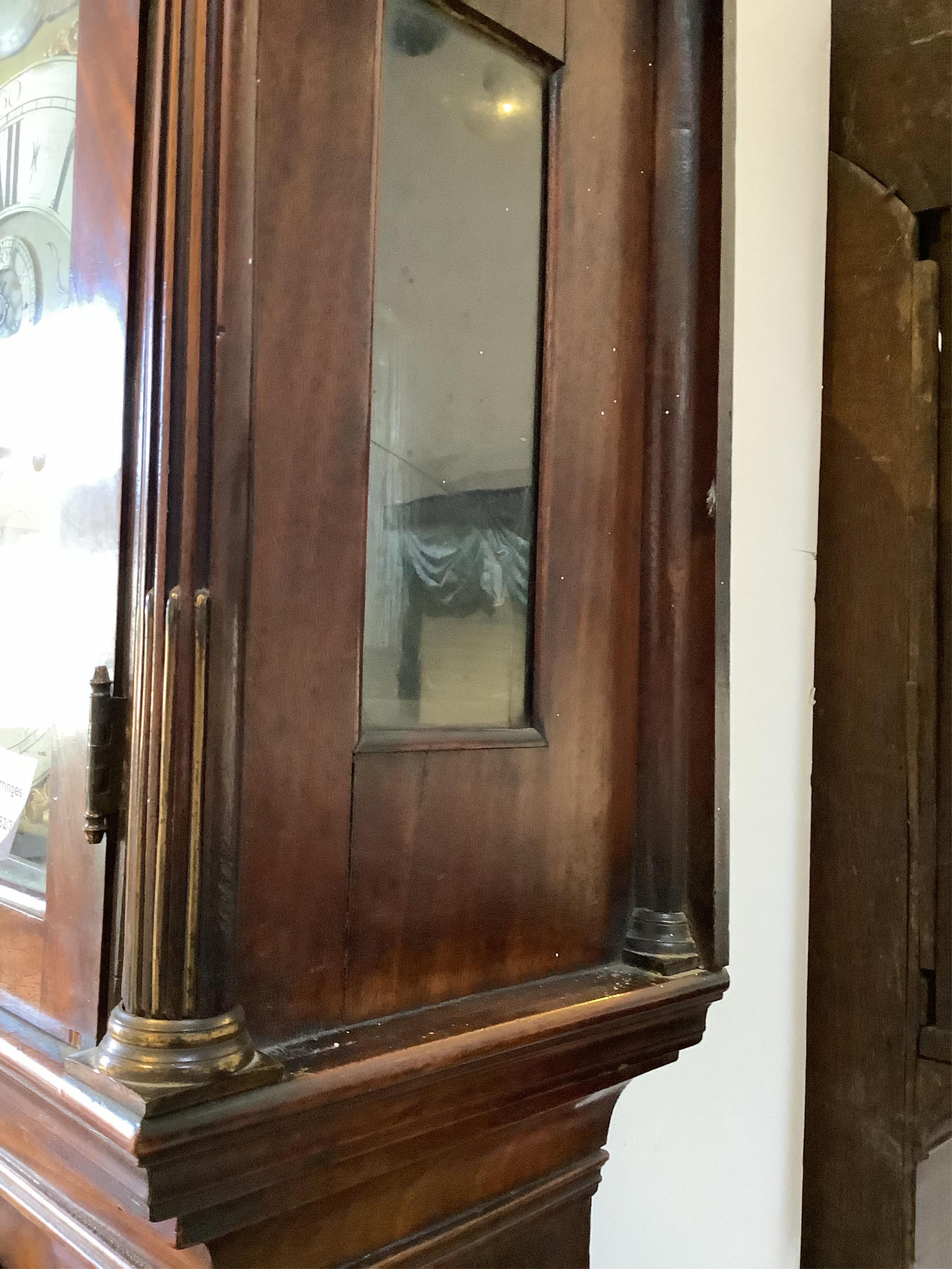 A George III mahogany eight day longcase clock, anonymous, c.1770